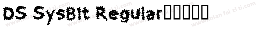 DS SysBit Regular字体转换